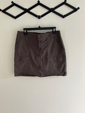 WOOLRICH — Cargo mini skirt with side pockets, size 10